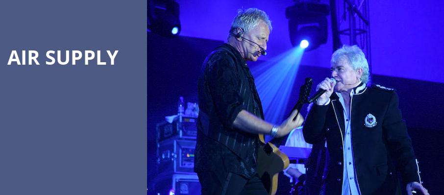 Air Supply, State Theatre, Easton